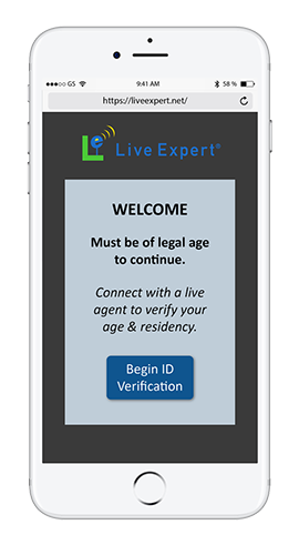 LE Anywhere Mobile iPhone Vertical Age Warning 270x500