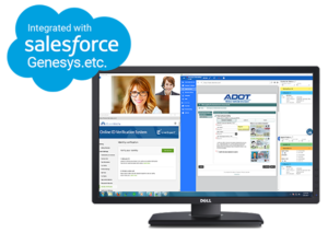Integrated with Saleforce Genesys etc. 2