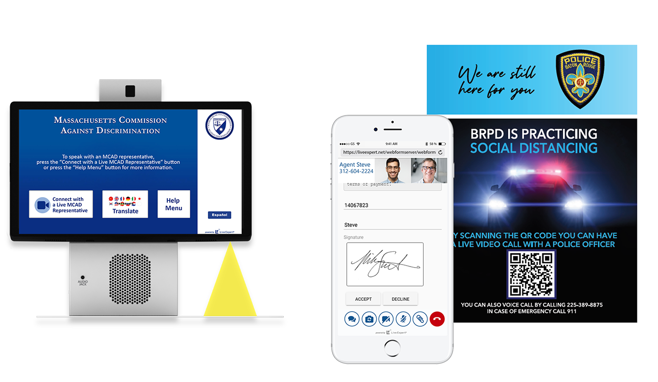 Live Expert Omni-Channel - Kiosk, Computer, Tablet, & Phone