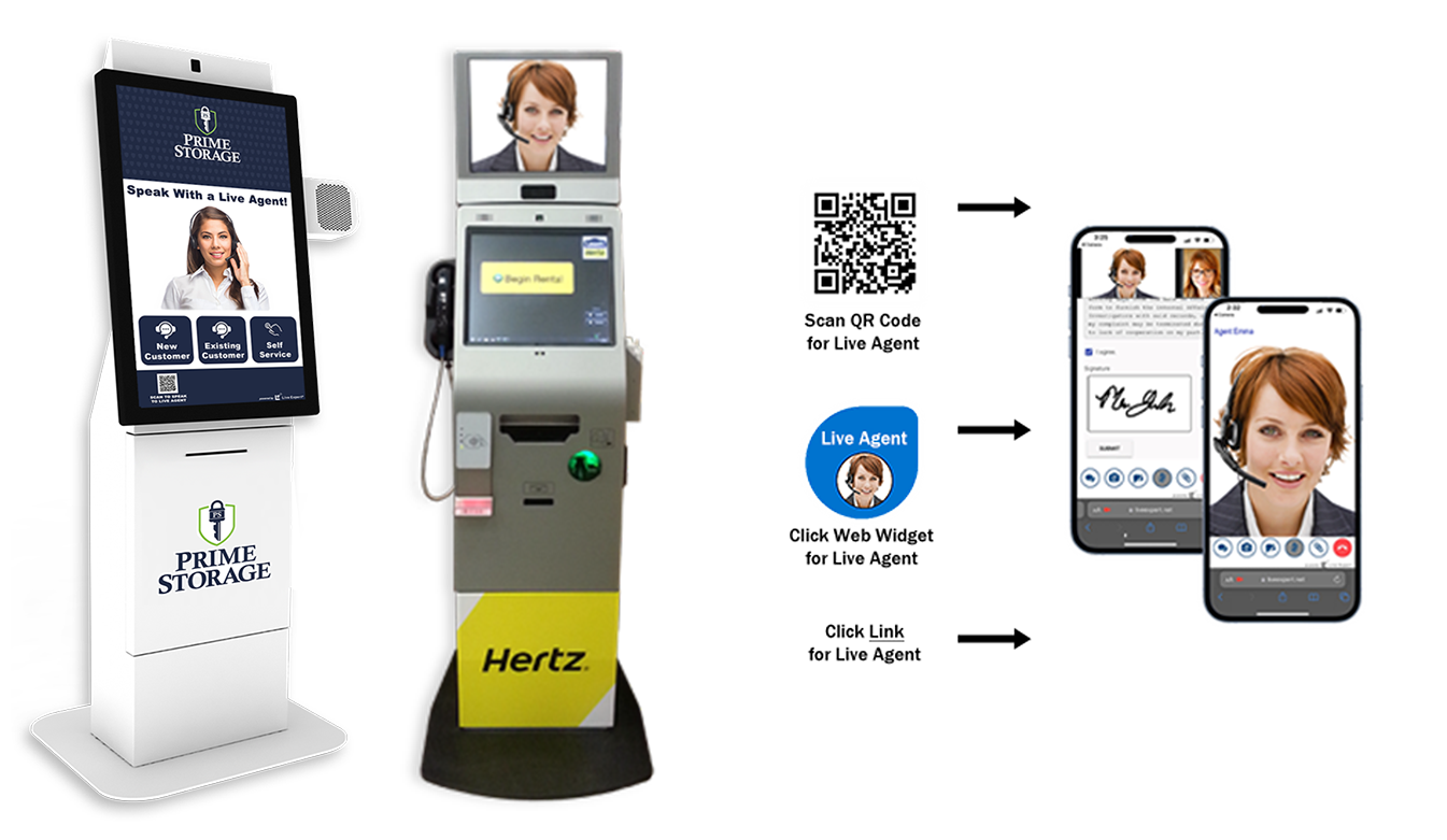 Live Expert Omni-Channel - Kiosk, Computer, Tablet, & Phone